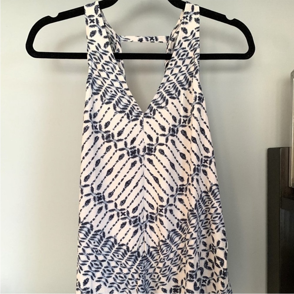 NWT Urban Outfitters Silence + Noise Boho Open Tank (Lavender/Blue) S